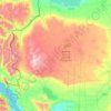 Mapa topográfico Parque Nacional Patagonia, altitud, relieve