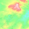 Mapa topográfico Miramar, altitud, relieve