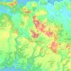 Mapa topográfico Ferrerías, altitud, relieve