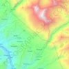 Mapa topográfico Shilla, altitud, relieve