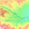 Mapa topográfico El Carmelo, altitud, relieve