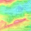Mapa topográfico Humedal, altitud, relieve