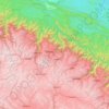Mapa topográfico Carabaya, altitud, relieve