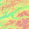 Mapa topográfico Лахш, altitud, relieve