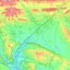 Mapa topográfico Los Arcos, altitud, relieve