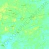 Mapa topográfico Kaua, altitud, relieve