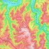 Mapa topográfico Nachrodt-Wiblingwerde, altitud, relieve