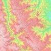 Mapa topográfico Pataz, altitud, relieve