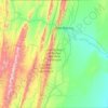 Mapa topográfico Área Natural de Manejo Integrado Aguaragüe, altitud, relieve