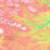 Mapa topográfico Hol, altitud, relieve