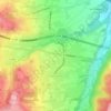 Mapa topográfico Mascaras, altitud, relieve