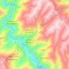 Mapa topográfico Cosme, altitud, relieve