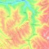 Mapa topográfico Tapo, altitud, relieve