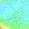 Mapa topográfico Cliza, altitud, relieve