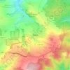 Mapa topográfico Euba, altitud, relieve