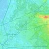 Mapa topográfico Zeist, altitud, relieve