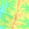 Mapa topográfico Basavilbaso, altitud, relieve
