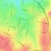 Mapa topográfico Barrio Dos Arroyos, altitud, relieve