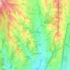 Mapa topográfico Lliçà d'Amunt, altitud, relieve