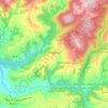 Mapa topográfico Casaprota, altitud, relieve