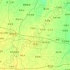 Mapa topográfico 冠县, altitud, relieve