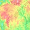 Mapa topográfico Tordoia, altitud, relieve