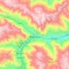 Mapa topográfico Acobamba, altitud, relieve