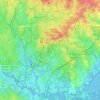 Mapa topográfico Bass River Township, altitud, relieve