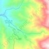 Mapa topográfico Río Chilola, altitud, relieve