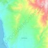 Mapa topográfico Quilmaná, altitud, relieve