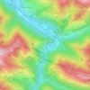 Mapa topográfico Fos, altitud, relieve