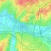 Mapa topográfico Tenerías, altitud, relieve