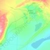 Mapa topográfico 乌尔禾区 ئورقۇ رايونى, altitud, relieve