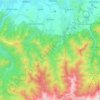 Mapa topográfico Dúbrava, altitud, relieve