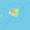 Mapa topográfico Kauaʻi County, altitud, relieve