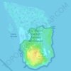 Mapa topográfico Isla Martín Garcia-Timoteo Dominguez, altitud, relieve