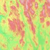 Mapa topográfico Marker, altitud, relieve