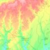 Mapa topográfico Matanza, altitud, relieve