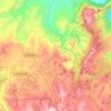 Mapa topográfico Orgòsolo/Orgosolo, altitud, relieve