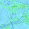 Mapa topográfico Dordrecht, altitud, relieve