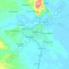 Mapa topográfico Caripito, altitud, relieve