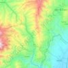 Mapa topográfico Apía, altitud, relieve