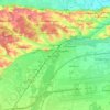 Mapa topográfico Frisinga, altitud, relieve