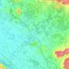 Mapa topográfico Longué-Jumelles, altitud, relieve