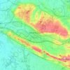 Mapa topográfico Ibbenbüren, altitud, relieve