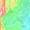 Mapa topográfico Tucumán, altitud, relieve