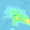 Mapa topográfico Fehmarn, altitud, relieve