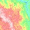 Mapa topográfico Soloco, altitud, relieve