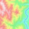 Mapa topográfico Tabacal, altitud, relieve