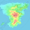 Mapa topográfico Αίγινα, altitud, relieve